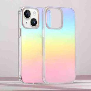 For iPhone 14 Frosted Color-plated Gradient Phone Case(Color Plating)