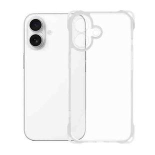 For iPhone 16 Plus Kalebol 1.5mm Thickened Four-Corner Shockproof TPU Phone Case(Transparent)