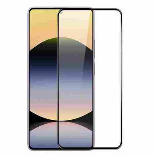 For Xiaomi Redmi Note 14S 4G NORTHJO A++ 0.3mm Full Glue Silk Printing Tempered Glass Film