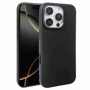 For iPhone 16 Pro RCS Single-sided Frosted TPU Phone Case(Black)