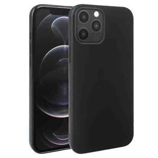 For iPhone 12 / 12 Pro RCS Single-sided Frosted TPU Phone Case(Black)
