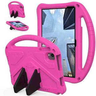 For URAO C107 10.1 2024 EVA Shockproof Tablet Case with Holder(Rose Red)