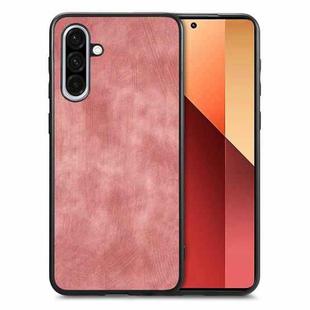 For Samsung Galaxy A36 5G Vintage Leather PC Back Cover Phone Case(Pink)