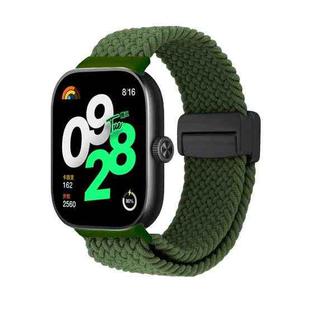 For Redmi Watch 5 / Xiaomi Smart Band 9 Pro Magnetic Buckle Loop Braided Watch Band(Green)