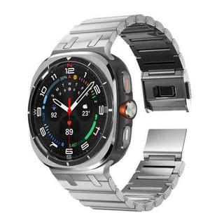 For Samsung Galaxy Watch Ultra 47mm One Bead Titanium Metal Watch Band(Titanium)