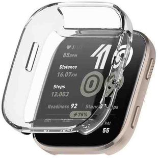 For Amazfit Bip 6 Electroplated TPU Full Coverage Watch Protective Case(Transparent)