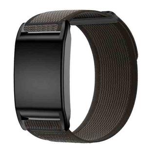 For WHOOP 4.0 Nylon Loop Watch Band(Black)