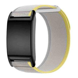 For WHOOP 4.0 Nylon Loop Watch Band(Beige)