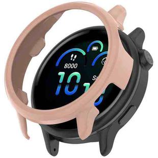 For Garmin Vivoactive 6 Half Package Hollow Protective Watch Case(Pink)