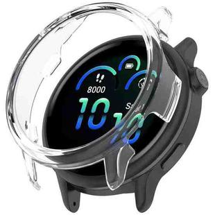For Garmin Vivoactive 6 Half Package Hollow Protective Watch Case(Transparent)