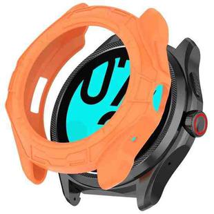 For Ticwatch Pro 5 Enduro Armored TPU Half Coverage Hollow Watch Protective Case(Orange)