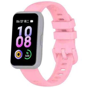 For Keep Band B5  / B4 / B4 Lite Colorful Quick Release Buckle Silicone Watch Band(Pink)
