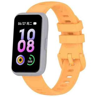 For Keep Band B5  / B4 / B4 Lite Colorful Quick Release Buckle Silicone Watch Band(Yellow)