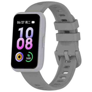 For Keep Band B5  / B4 / B4 Lite Colorful Quick Release Buckle Silicone Watch Band(Gray)