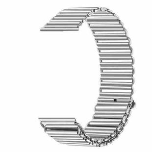 20mm Loop Slingshot Buckle Stainless Steel Watch Band(Silver)