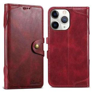 For iPhone 11 Pro Max Suteni Q-03 Oil Wax Magnetic Clasp Leather Phone Case(Red)