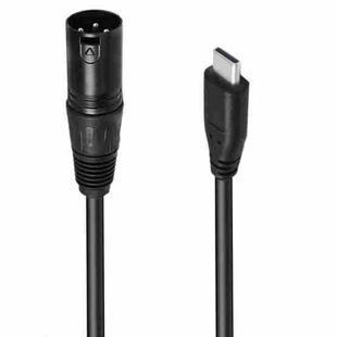 Type-C Male to XLR Female JUNSUNMAY Microphone Phone Audio Adapter Cable, Length: 1m