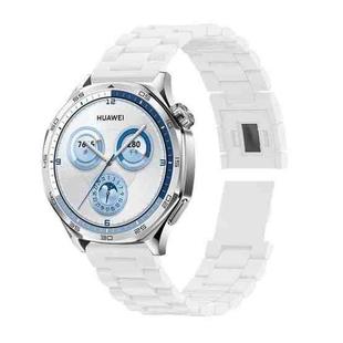 For Samsung Galaxy Watch 7 40mm / 44mm Candy Three Beads Magnetic Buckle Watch Band(White)