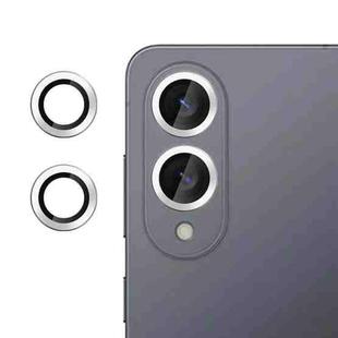 For Samsung Galaxy S25 Edge 5G Klebol No Flicker Ultra-Thin Individual Camera Lens Tempered Glass Film(Silver)