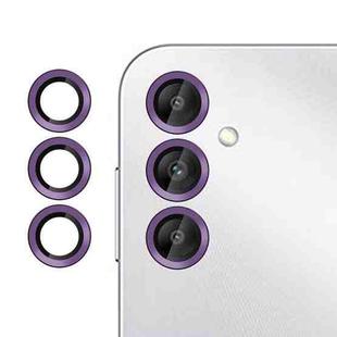 For Samsung Galaxy A14 / A34 Kalebol No Flicker Ultra-Thin Individual Camera Lens Tempered Glass Film(Purple)