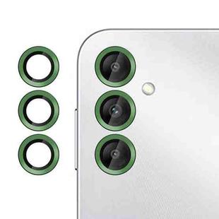 For Samsung Galaxy A14 / A34 Kalebol No Flicker Ultra-Thin Individual Camera Lens Tempered Glass Film(Green)