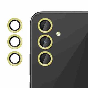 For Samsung Galaxy A54 5G Kalebol No Flicker Ultra-Thin Individual Camera Lens Tempered Glass Film(Gold)