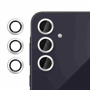 For Samsung Galaxy A55 5G Klebol No Flicker Ultra-Thin Individual Camera Lens Tempered Glass Film(Silver)