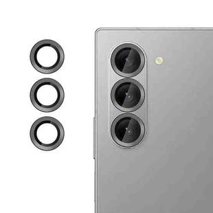For Samsung Galaxy Z Fold7 5G Kalebol No Flicker Ultra-Thin Individual Camera Lens Tempered Glass Film(Black)