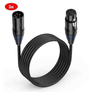 JUNSUNMAY 4 Pin XLR Male to Female Headphone Audio Adapter Cable, Length:3m