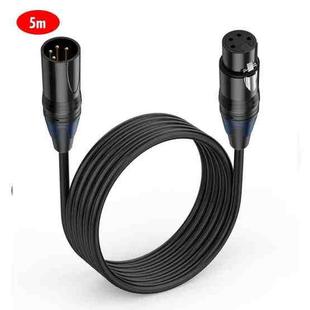 JUNSUNMAY 4 Pin XLR Male to Female Headphone Audio Adapter Cable, Length:5m