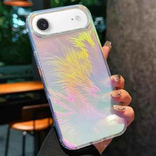 For iPhone Air Glossy Color-Plated Shockproof Phone Case(Colored feathe)