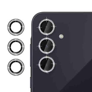 For Samsung Galaxy A55 5G Klebol Individual Camera Lens Diamond Ring Protector(Black)