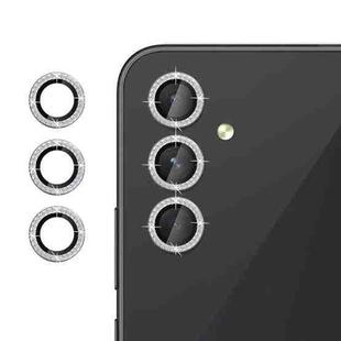 For Samsung Galaxy A14 5G Klebol Individual Camera Lens Diamond Ring Protector(Silver)