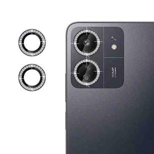 For Redmi 13C 4G Klebol Individual Camera Lens Diamond Ring Protector(Black)
