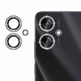For Redmi 13C 5G Klebol Individual Camera Lens Diamond Ring Protector(Black)