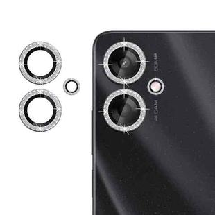 For Redmi 13C 5G Klebol Individual Camera Lens Diamond Ring Protector(Silver)