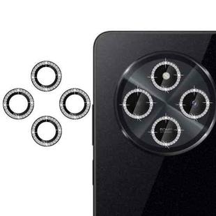 For Redmi 14C Klebol Individual Camera Lens Diamond Ring Protector(Black)