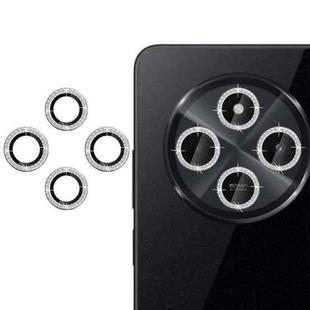 For Redmi 14C Klebol Individual Camera Lens Diamond Ring Protector(Silver)