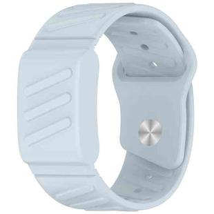 For WHOOP 4.0 Silicone Texture Watch Band(Light Blue)