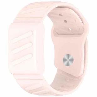 For WHOOP 4.0 Silicone Texture Watch Band(Pink)