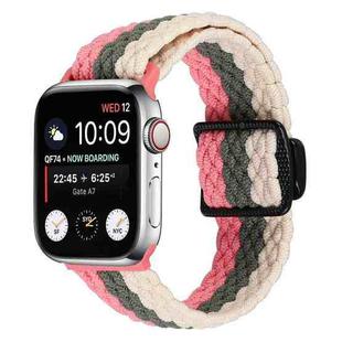 For Apple Watch 42mm / 41mm / 40mm / 38mm Magnetic Buckle Woven Stretch Watch Band(Three Color)