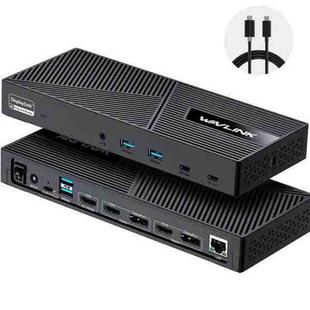 WAVLINK UG63PD25 15 in 1 DisplayLink Docking Station Support Triple Display 130W Power-in(AU Plug)