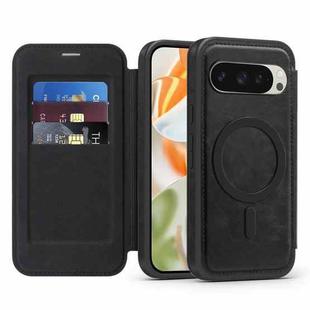 For Google Pixel 10 Pro XL Linton MagSafe Leather Phone Case(Black)