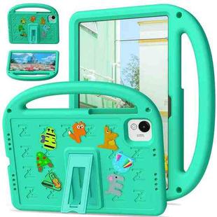 For Honor Pad X9 Pro / X9a 2025 Cartoon Sparrow EVA Shockproof Tablet Case(Glacier Green)