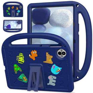 For Honor Pad 10 12.1 2025 Cartoon Sparrow EVA Shockproof Tablet Case(Navy Blue)