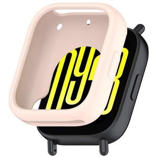 For Redmi Watch 5 Lite Silicone Watch Protective Case(Light Pink)