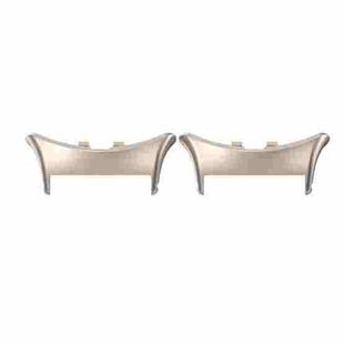 For vivo watch5 1 Pair 20mm 316 Stainless Steel Metal Watch Band Connector(Moonlight White)