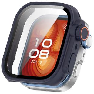 For Huawei Watch Fit 4 Pro Change to Ultra 2 49mm Tempered Film Integrated PC Watch Protective Case(Midnight Blue)