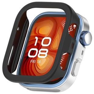 For Huawei Watch Fit 4 Half Coverage Hollow PC Watch Protective Case(Black)