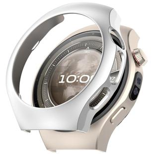 For Huawei Watch 5 42mm Half Coverage Hollow PC Watch Protective Case(Silver)